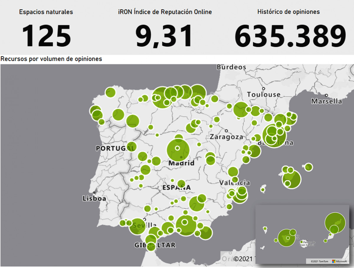 El turismo de naturaleza puede morir de éxito, advierte el big data