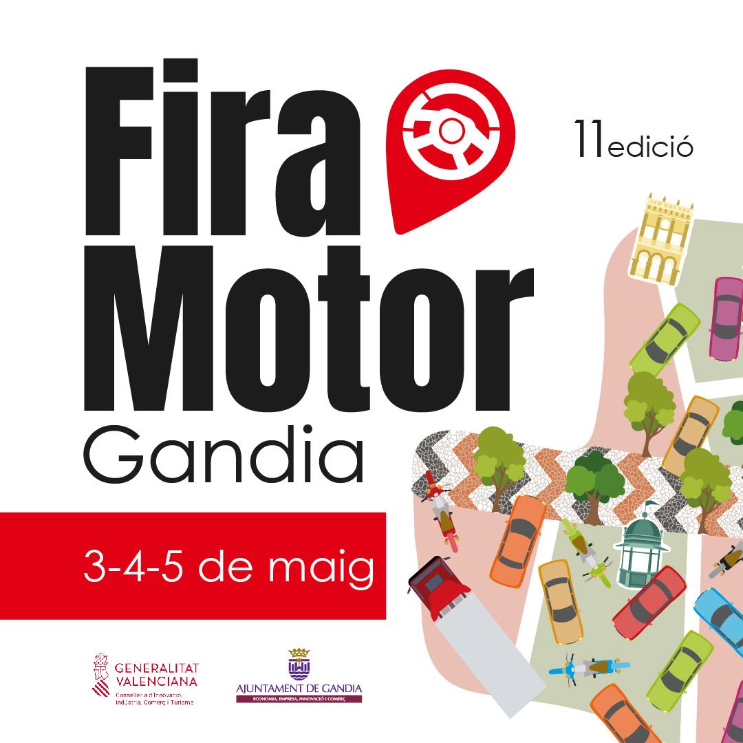 XI Fira del Motor a Gandia: una celebració de la mobilitat i l’economia local